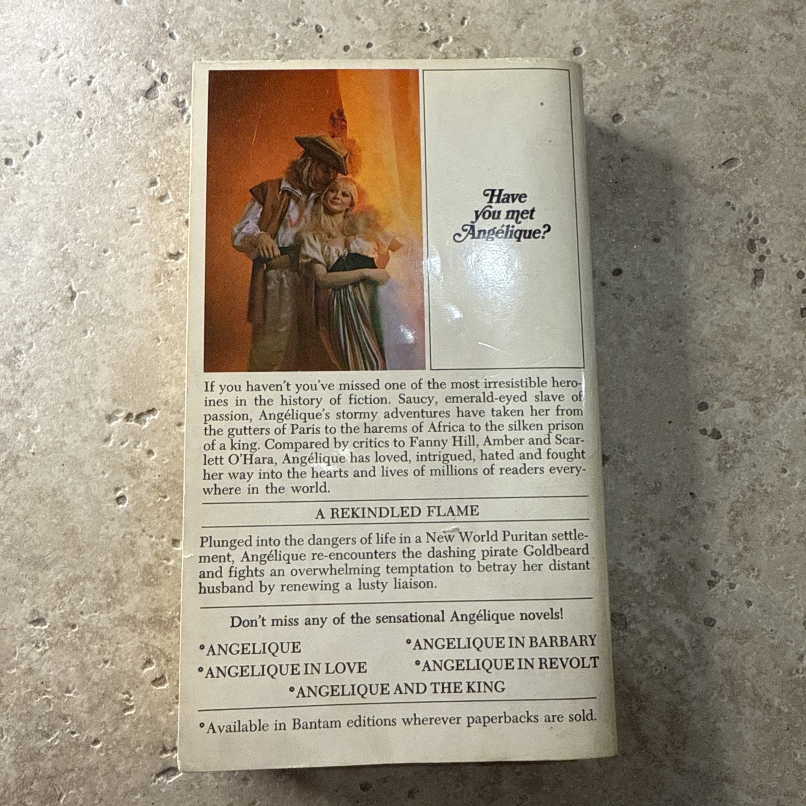 Sergeanne Golon The Temptation of Angelique Paperback Book 1971 #7