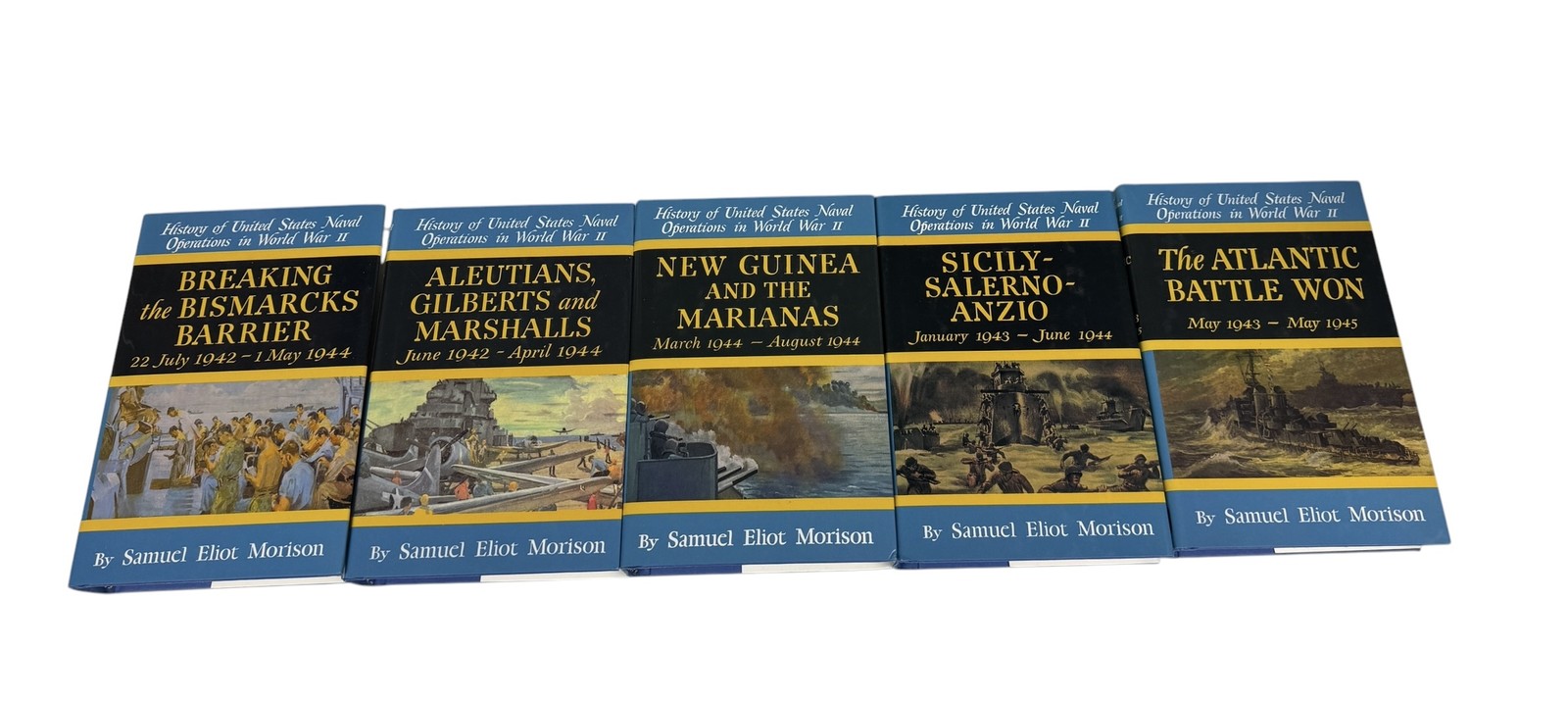 History of US Naval Operations in WWII Samuel Eliot Morison Complete 15 Volume