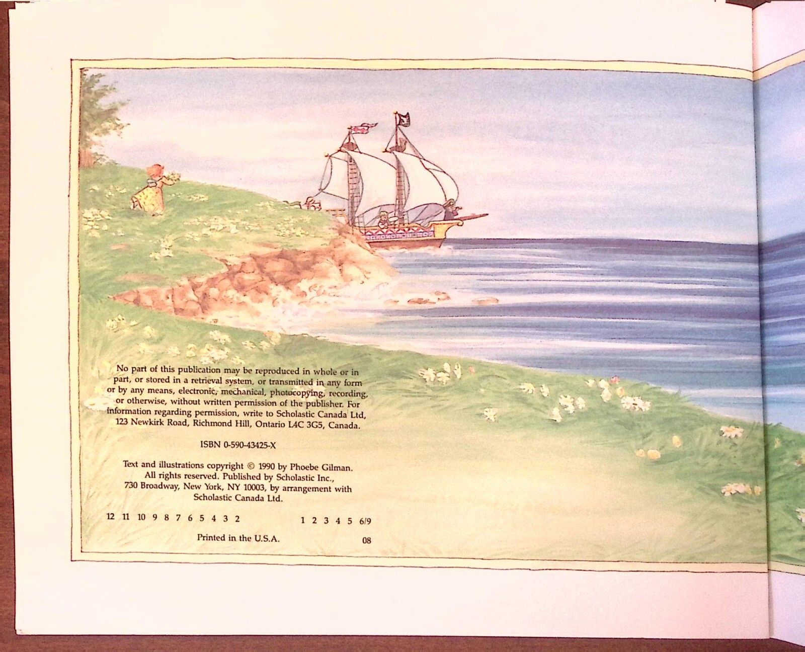 VINTAGE GRANDMA AND THE PIRATES PHOEBE GILMAN SCHOLASTIC B1496