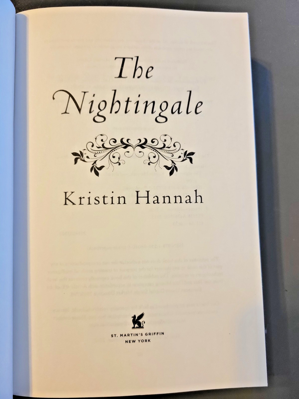 Nightingale: A Novel by #1 NYT Bestselling Author Kristin Hannah -New Paperback