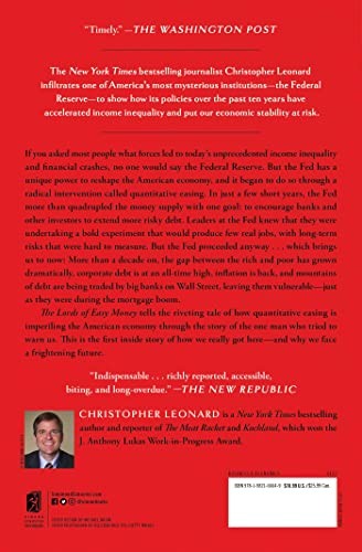 The Lords of Easy Money: How the Federal Reserve Broke the American Economy, Leo