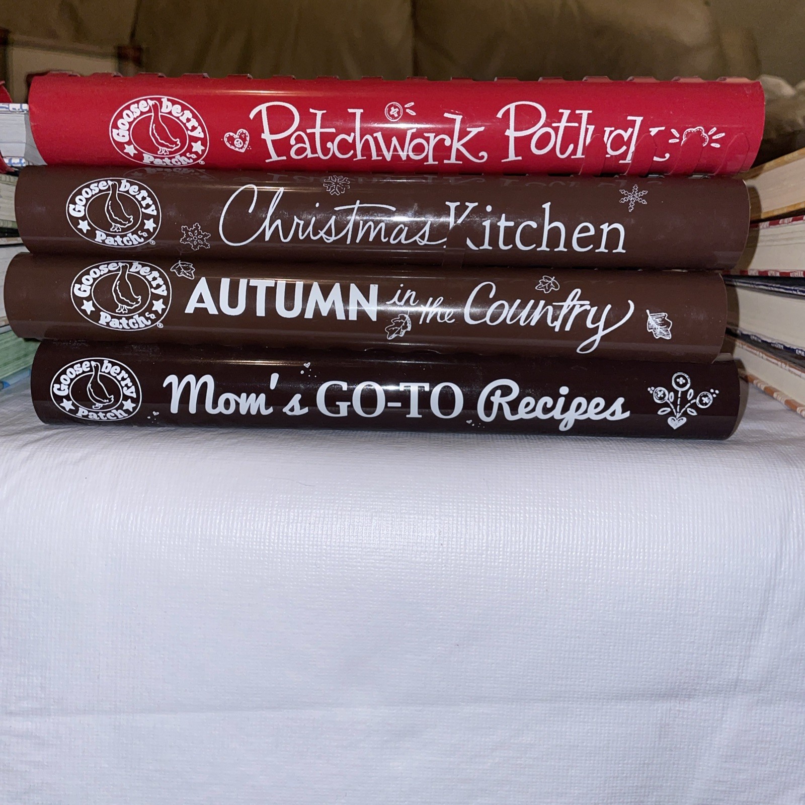 Huge Lot Of 16 Goose Berry Patch Spiral Bound Variety Cookbooks EUC