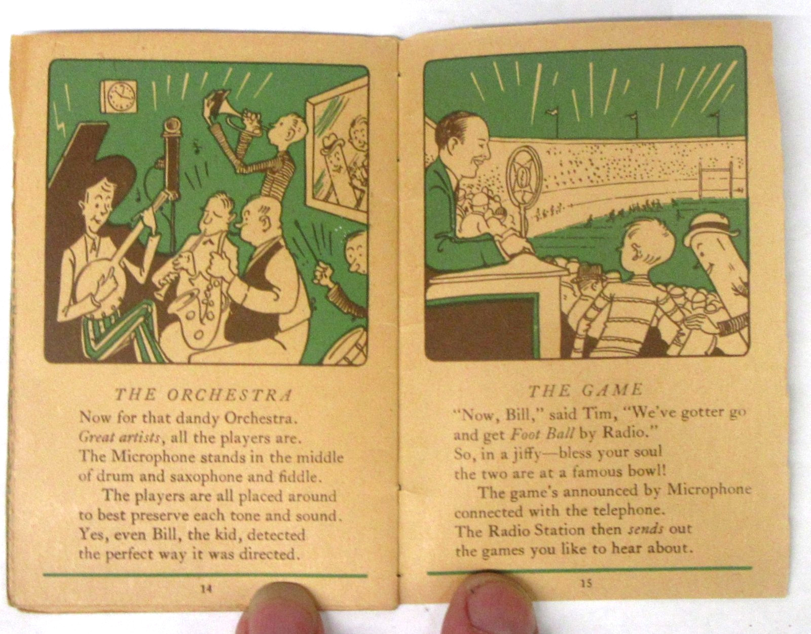 ca 1930 book A TRIP THROUGH RADIO LAND Martin WCCO Northwestern Broadcasting yz