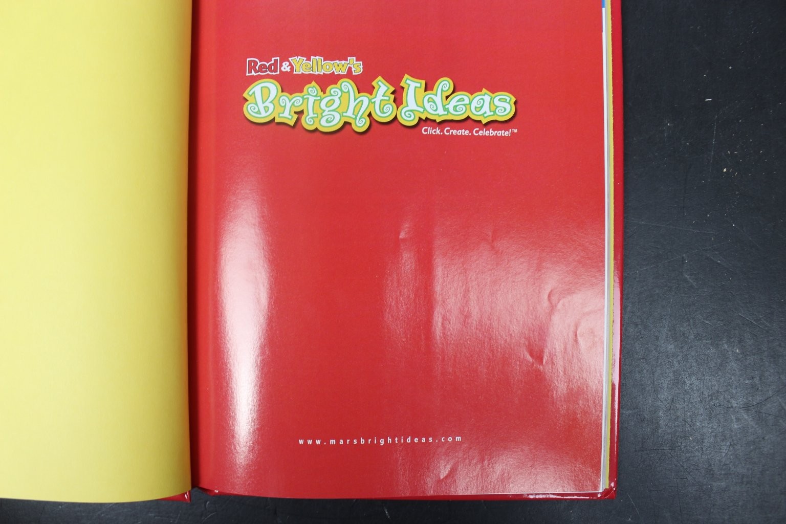 Red & Yellow’s Bright Ideas Mars 2003 Cookbook Holiday Recipes Crafts HC VG