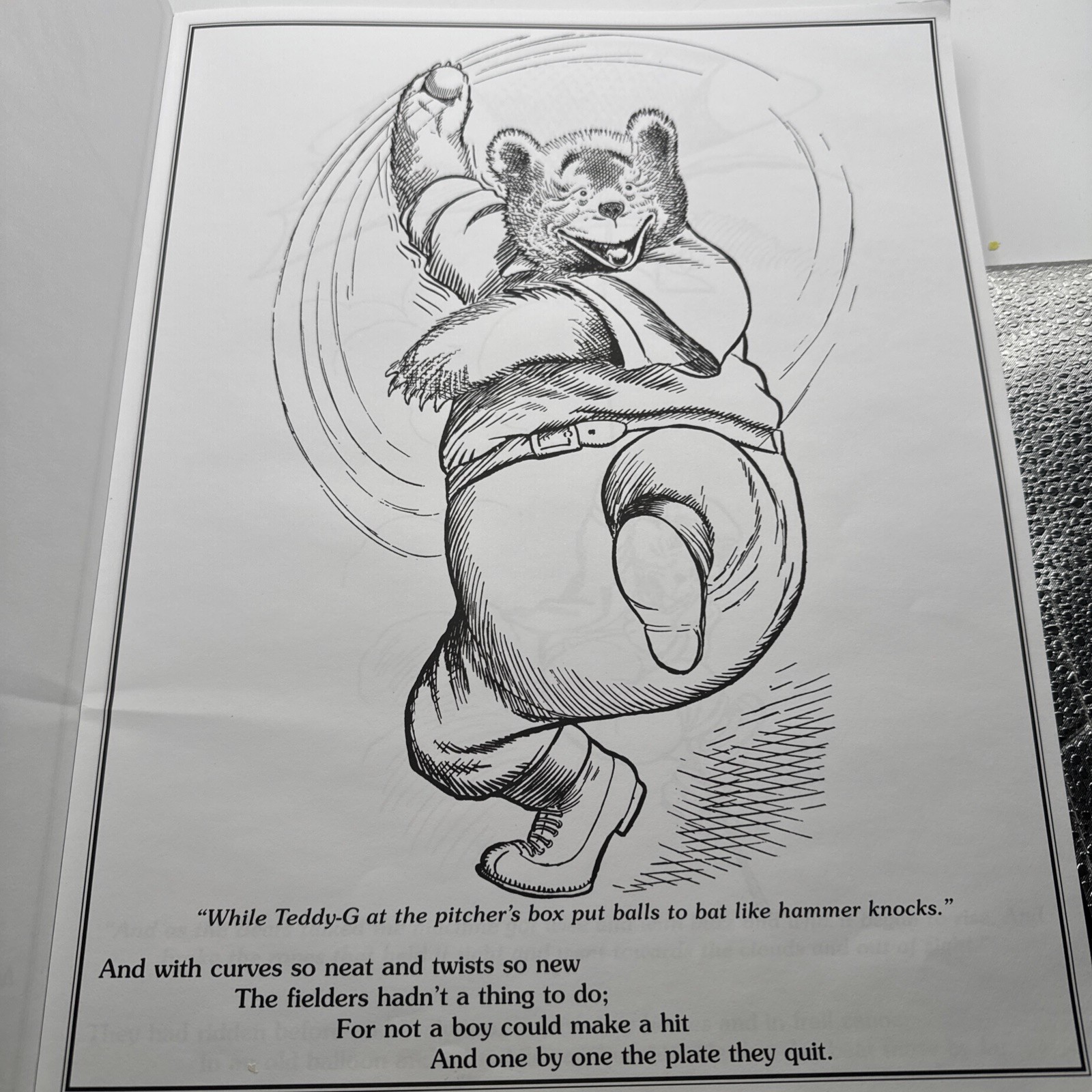 Roosevelt Bears Coloring Book 2000 14×11 3 Colored Pages 30 Pages Total