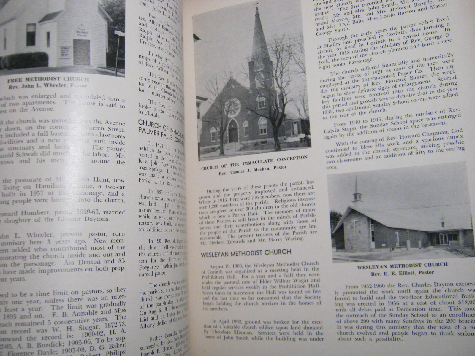 TOWN CORINTH NY ADIRONDACK CENTENNIAL HISTORY BOOK 125 PAGES