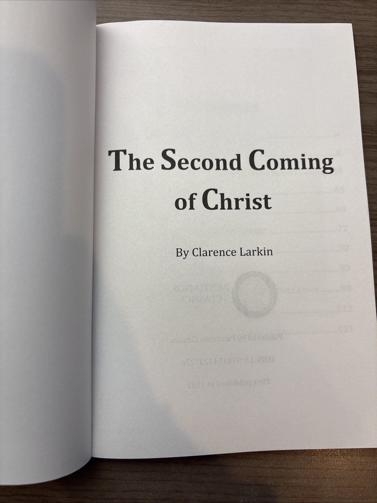 Clarence Larkin Bundle Lot Of 2 The Spirit World & The Second Coming Of Christ