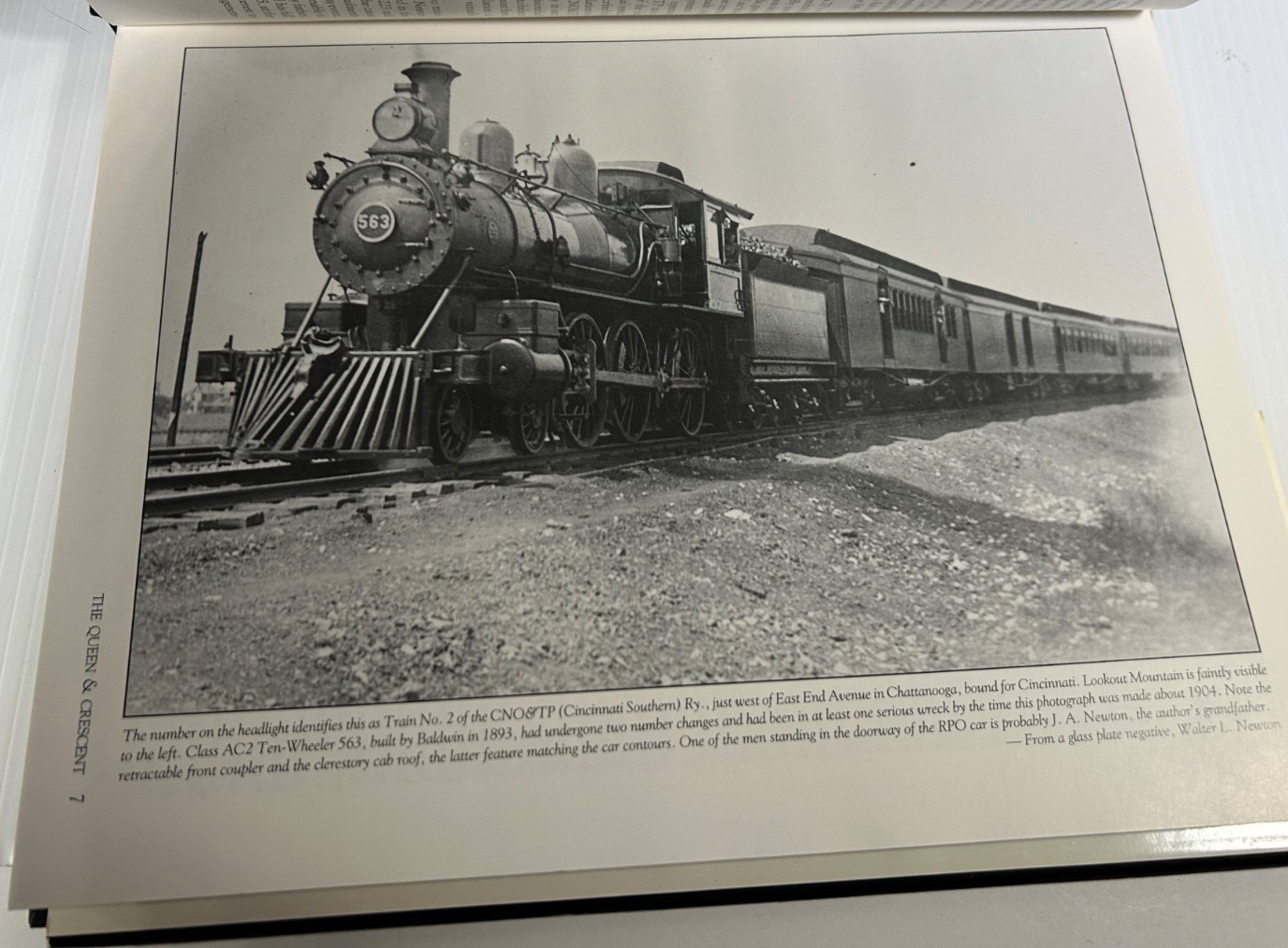 Rails Remembered Volume 1 – Louis M Newton 1992 W / Dust Jacket SIGNED