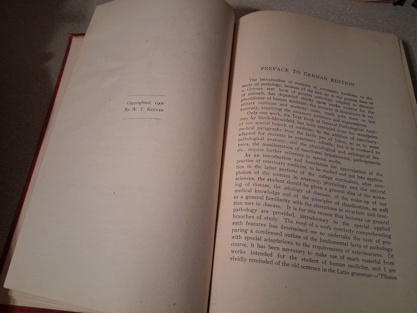 Text Book of Comparative General Pathology Professor Dr Th Kitt Theodor 1906
