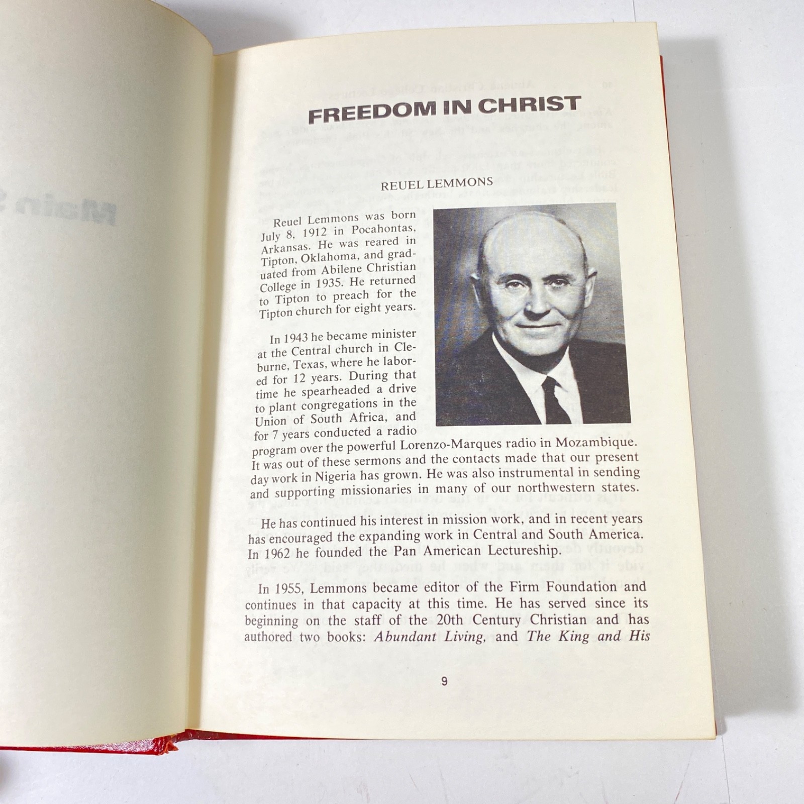 1976 ABILENE CHRISTIAN COLLEGE BIBLE LECTURES – FREEDOM IN CHRIST – LIKE NEW