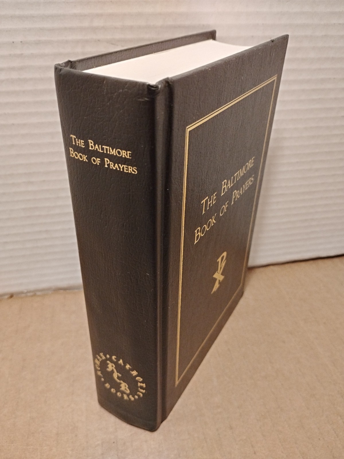 Baltimore Book of Prayers by Third Plenary Council of Baltimore Staff – 1995 HC