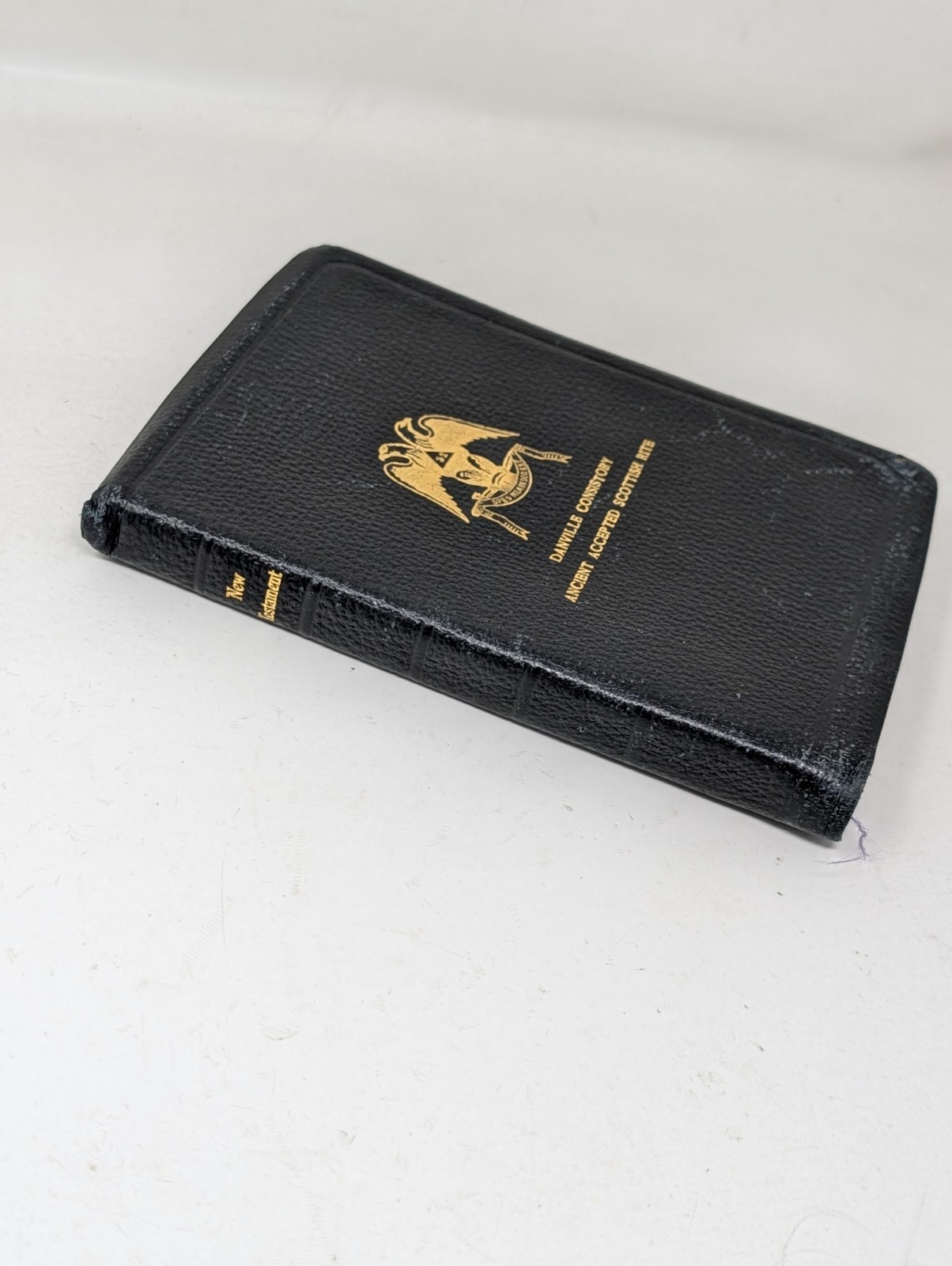 Ancient Accepted Scottish Rite Freemason Masonic Bible New Testament VTG 1930s