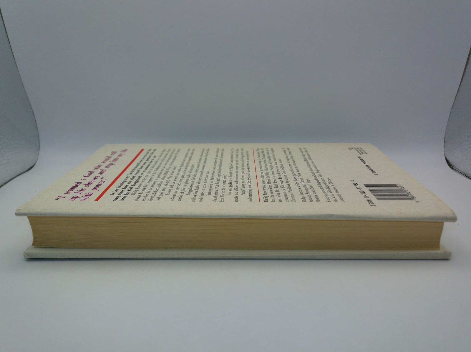 Philip Yancey Disappointment With God Hardcover DJ 1988 Christian Zondervan
