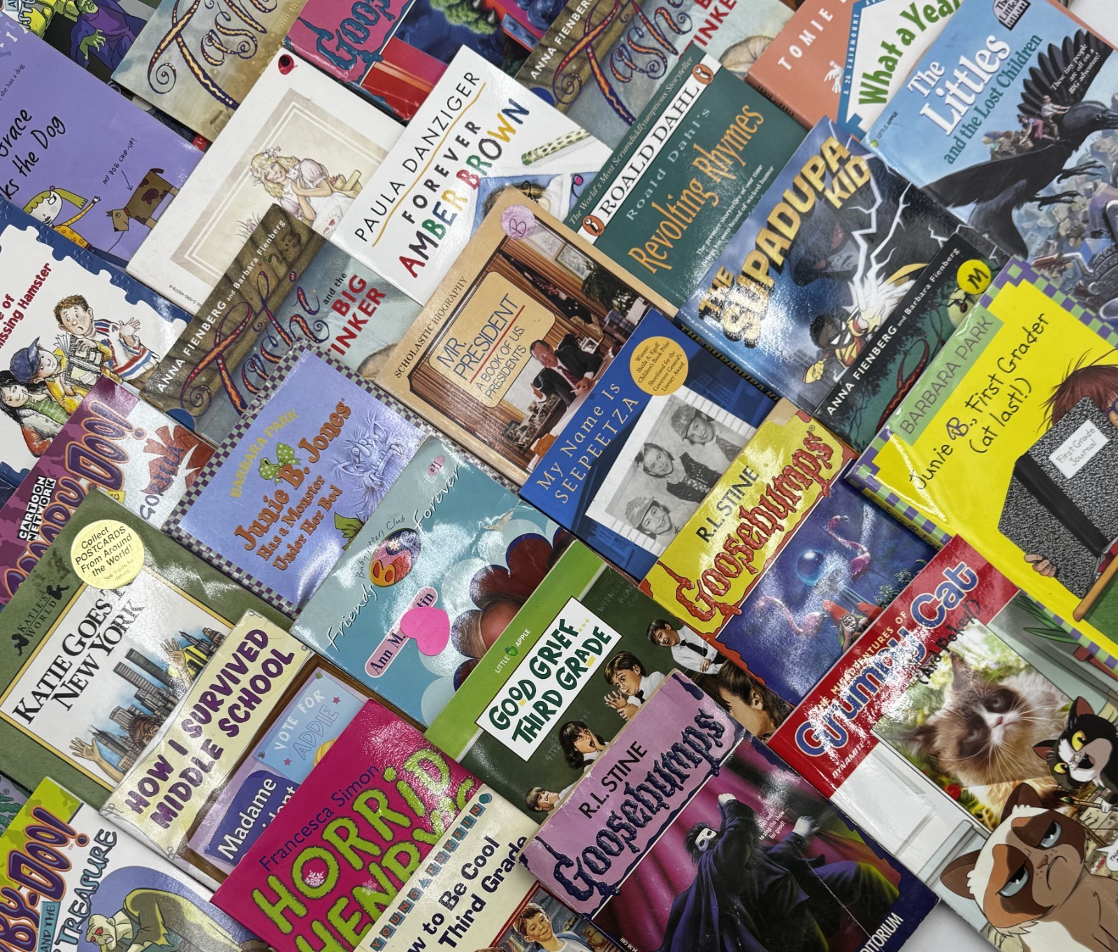 Bulk/Huge Lot of 50 of Children’s Kids Chapter Books – Random – Free Shipping!