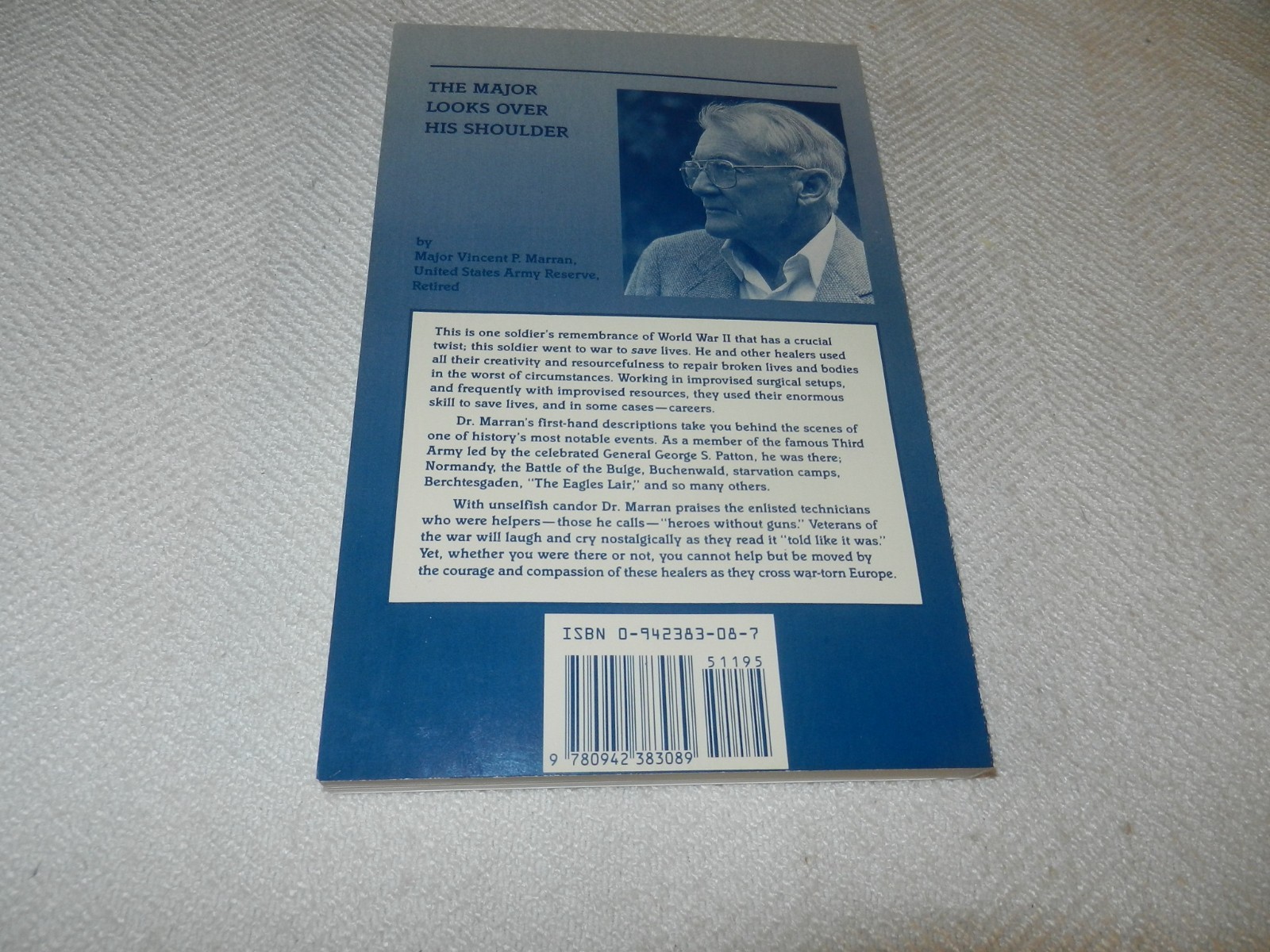 WW II 3rd Army 104th Evacuation Hospital Dr „THE MAJOR LOOKS OVER HIS SHOULDER“
