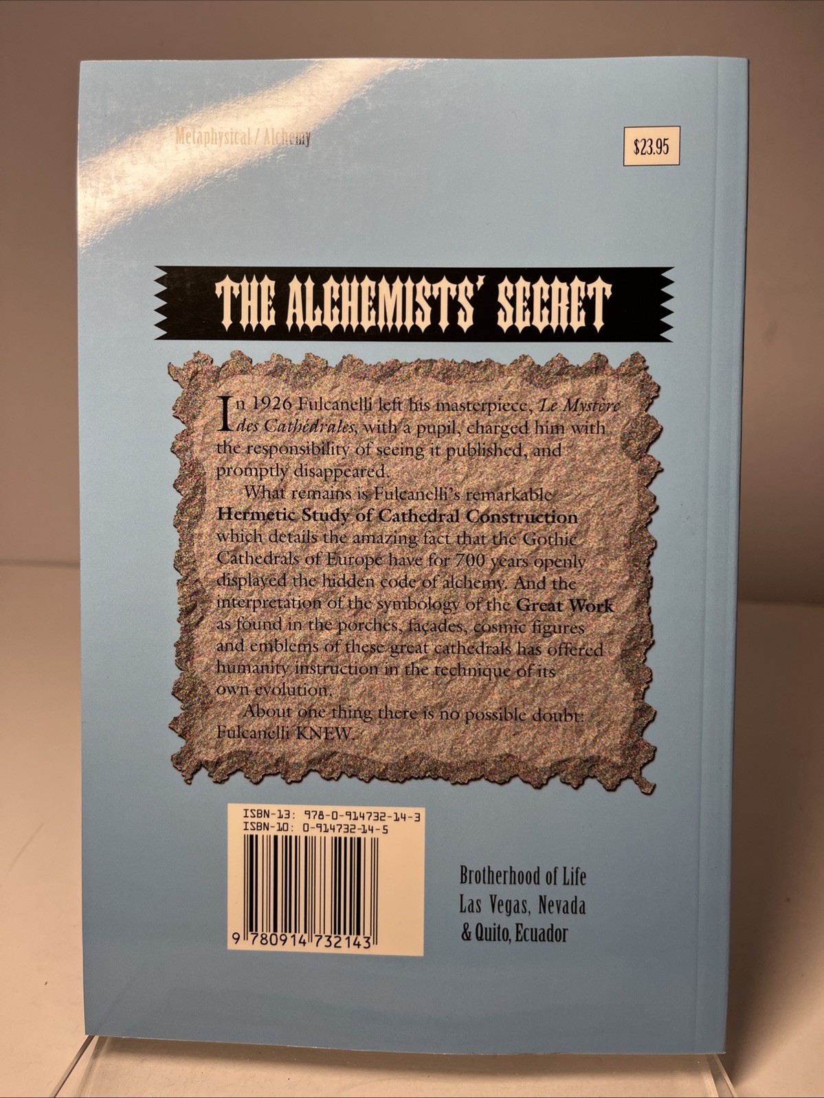 Fulcanelli: Master Alchemist: Le Mystere des Cathedrales, Esoteric Intrepretatio