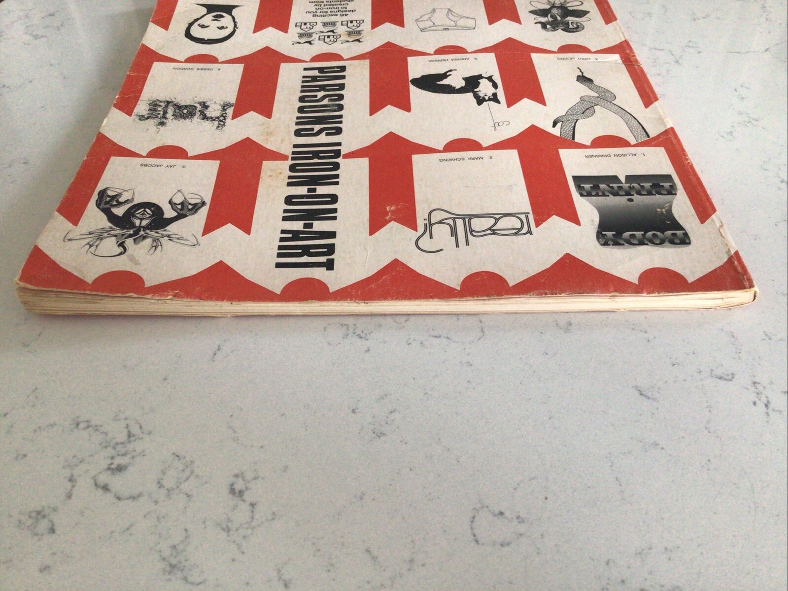 Parsons School Of Design Iron-On-Art 1978 Book 46 T-Shirt Print Transfers READ
