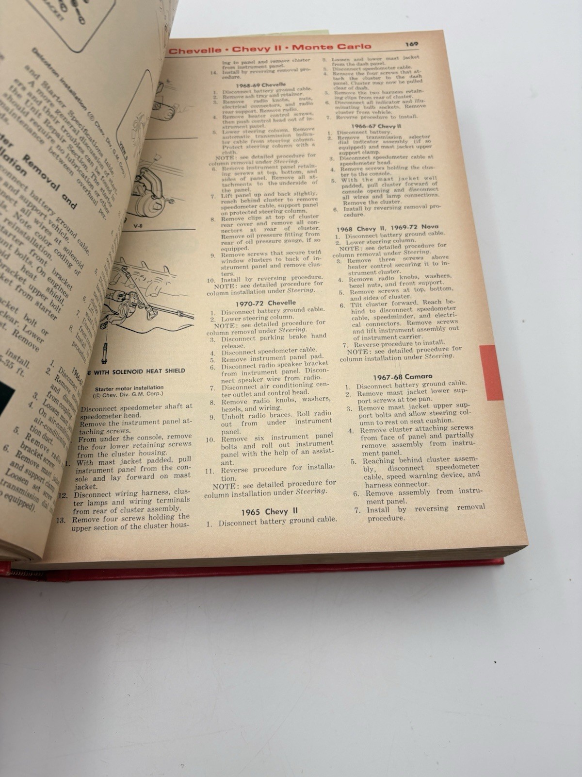 Chilton’s Auto Repair Manual 1972 American Cars 1965-72 Illustrated