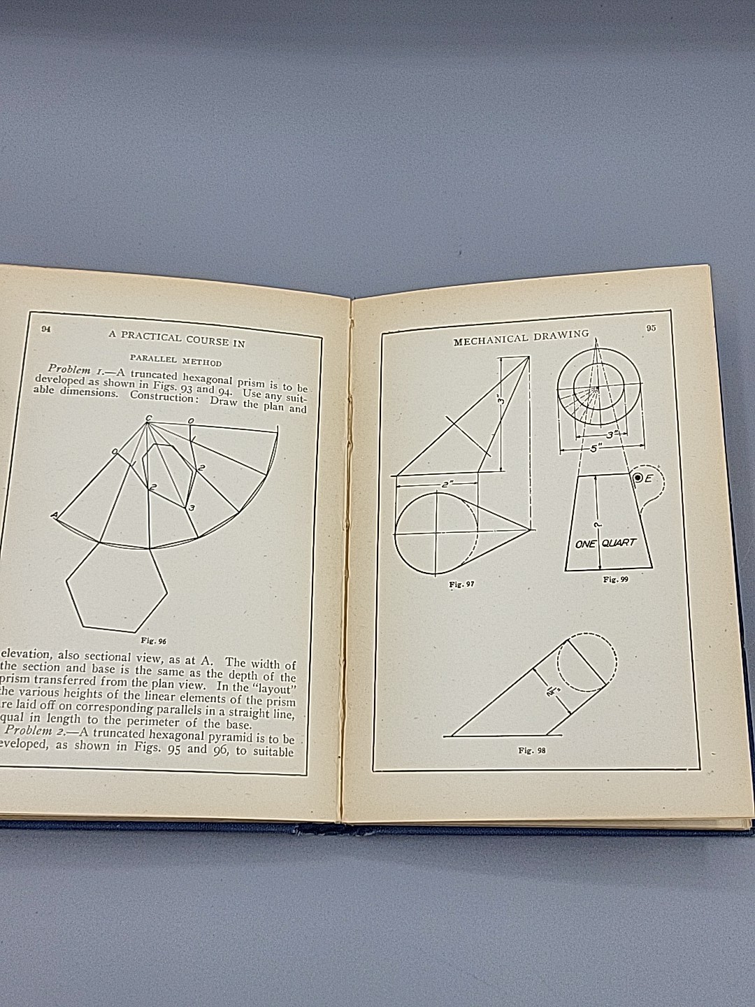 A PRACTICAL COURSE IN MECHANICAL DRAWING – WILLIAM F WILLARD HARDCOVER BOOK 1912