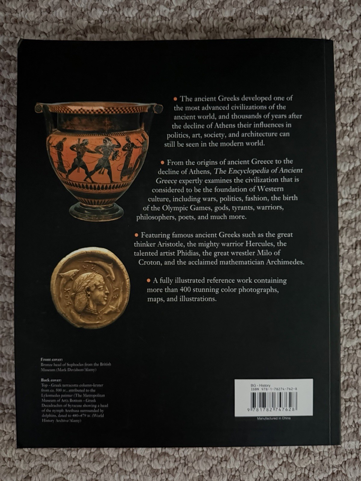 THE ENCYCLOPEDIA OF ANCIENT GREECE By Carlos Gomez **Mint Condition**