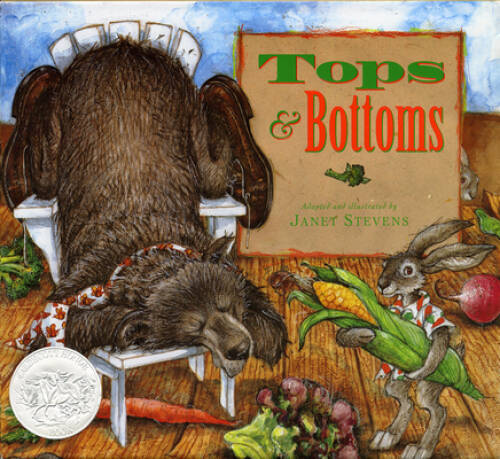Tops & Bottoms (Caldecott Honor Book) – Hardcover By Stevens, Janet – ACCEPTABLE