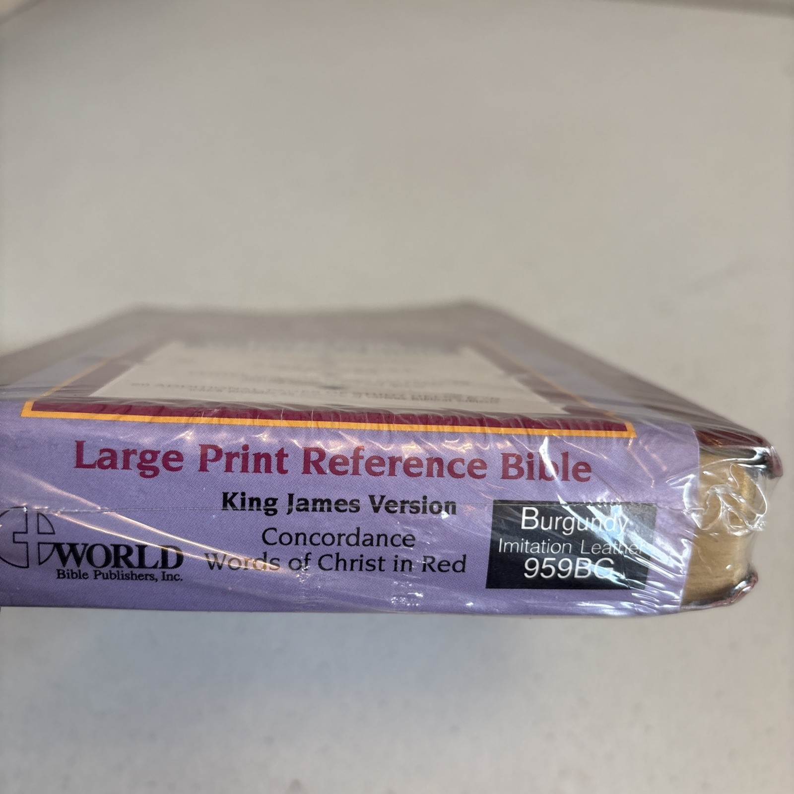Large Print Reference Bible by Not Available (Imitation Leather)