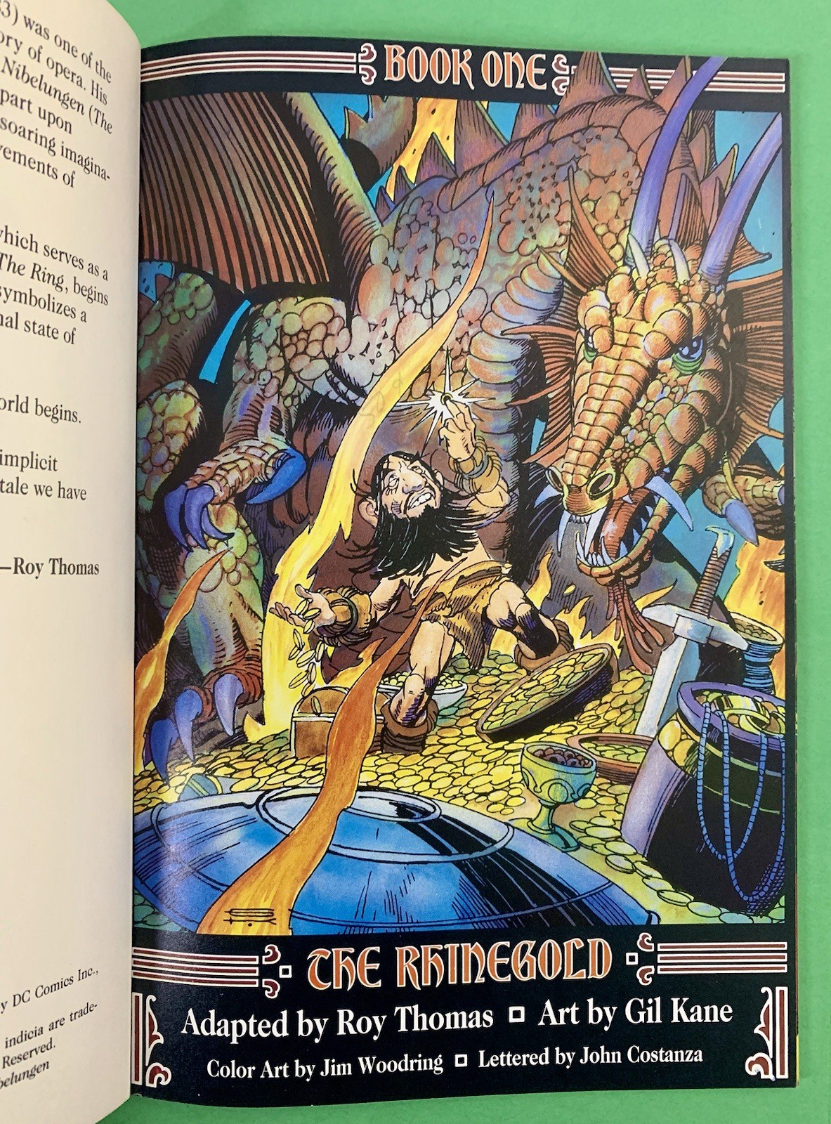 THE RING OF THE NIBELUNG By ROY THOMAS & GIL KANE VOLUMES 1,2,4 (DC SOFTCOVER)