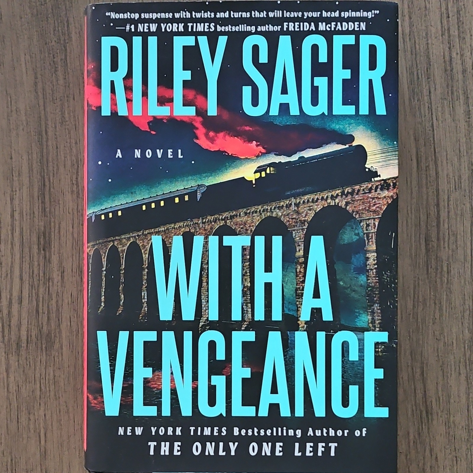 Riley Sager With a Vengeance Hardcover 2025 Horror Thriller Fiction Novel