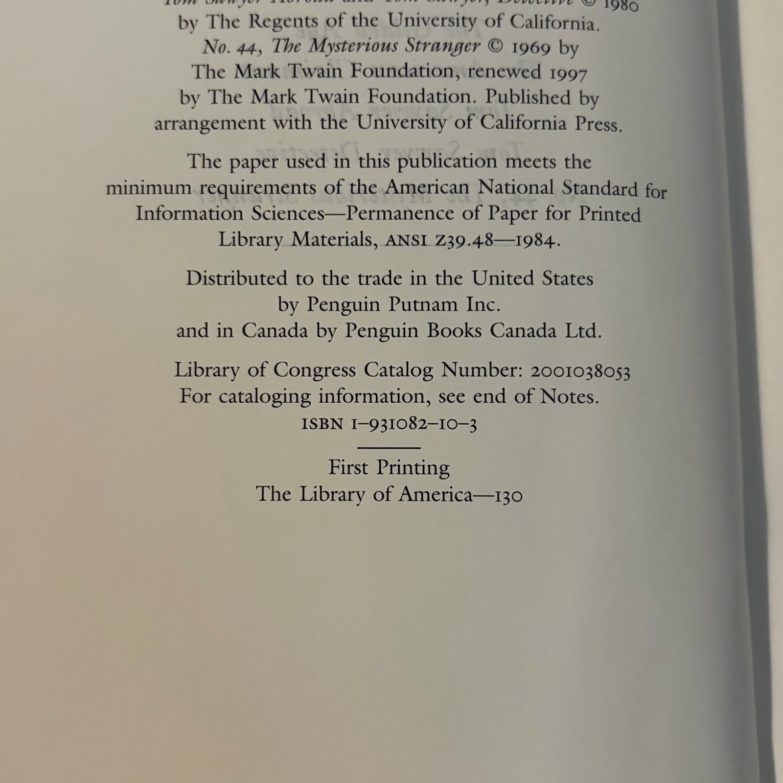 Library of America Mark Twain 6 Vol Set First Printings w/ Slipcases HC LOT