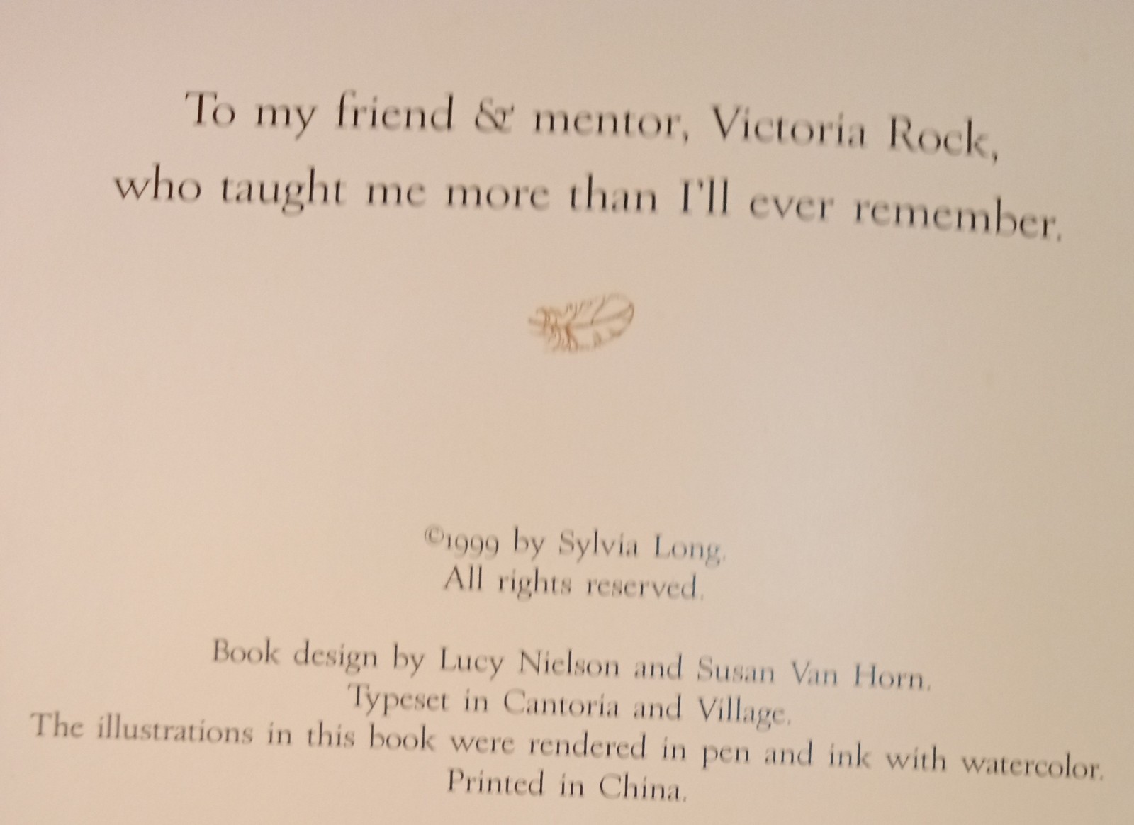 Mother Goose Sylvia Long. Book. VGT 1999. 109 Pages