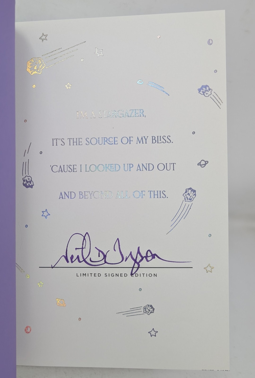 Neil deGrasse Tyson Signed Merlin’s Tour of the Universe Autographed 1st Ed Book