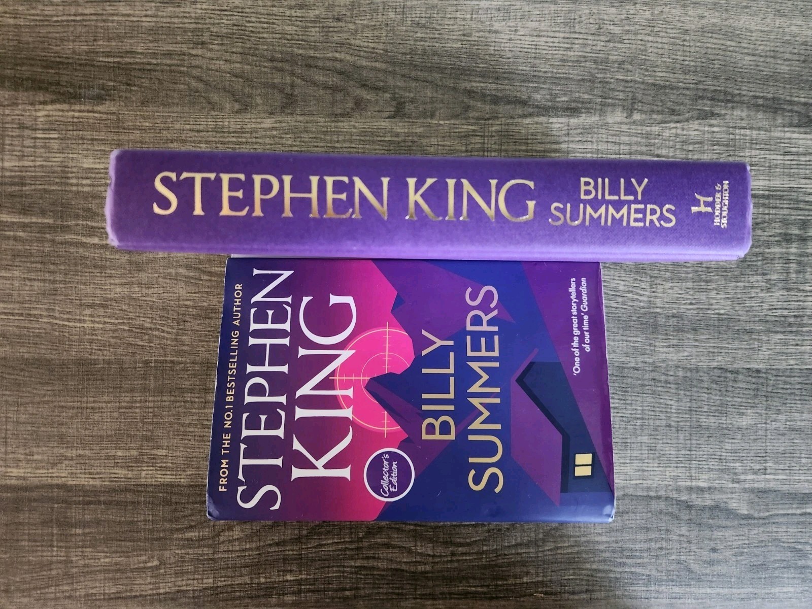 Stephen King BILLY SUMMERS UK Collector’s Edition Hardcover Hodder Special Cover