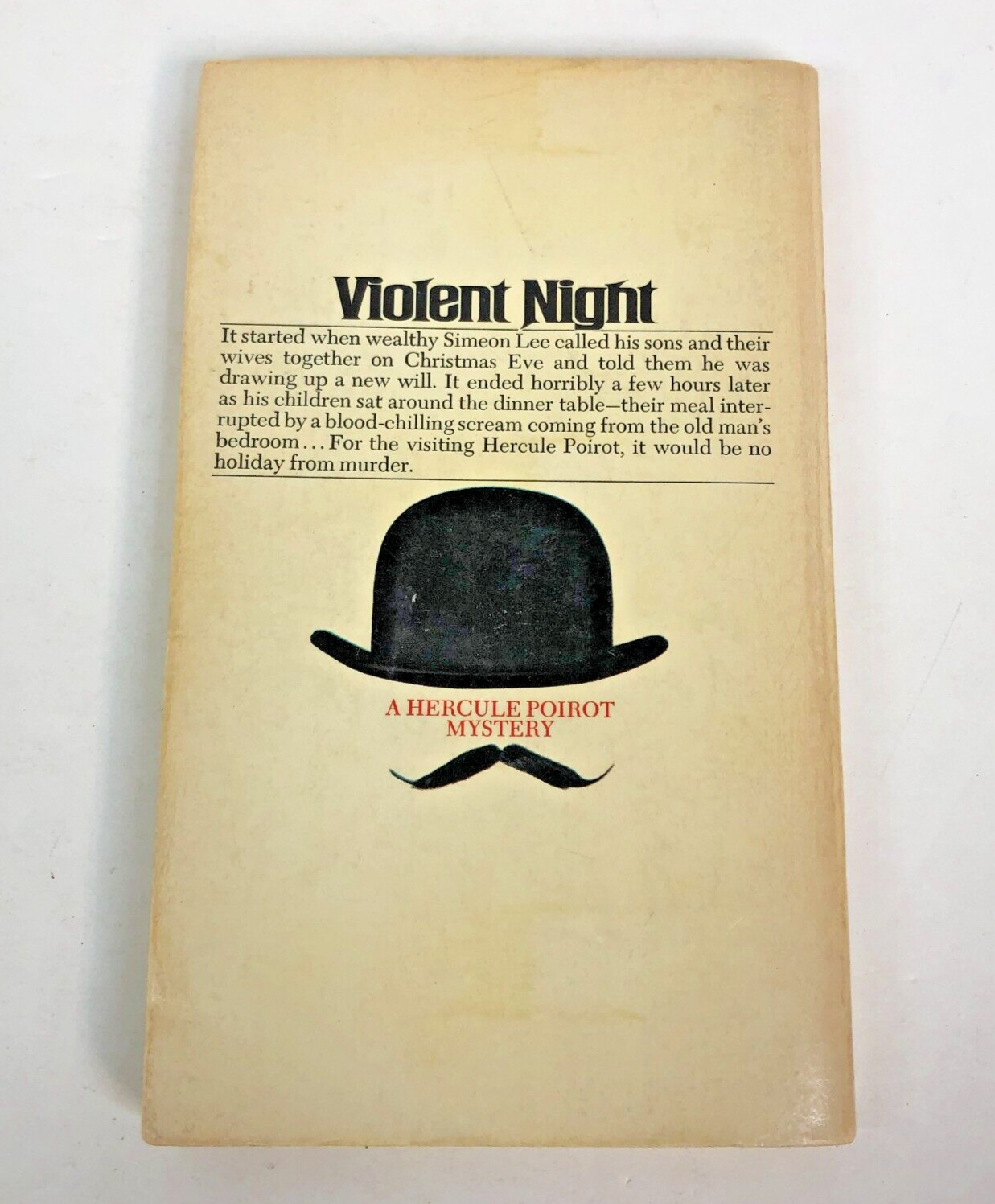Vintage A HOLIDAY FOR MURDER Agatha Christie Bantam Books 1976
