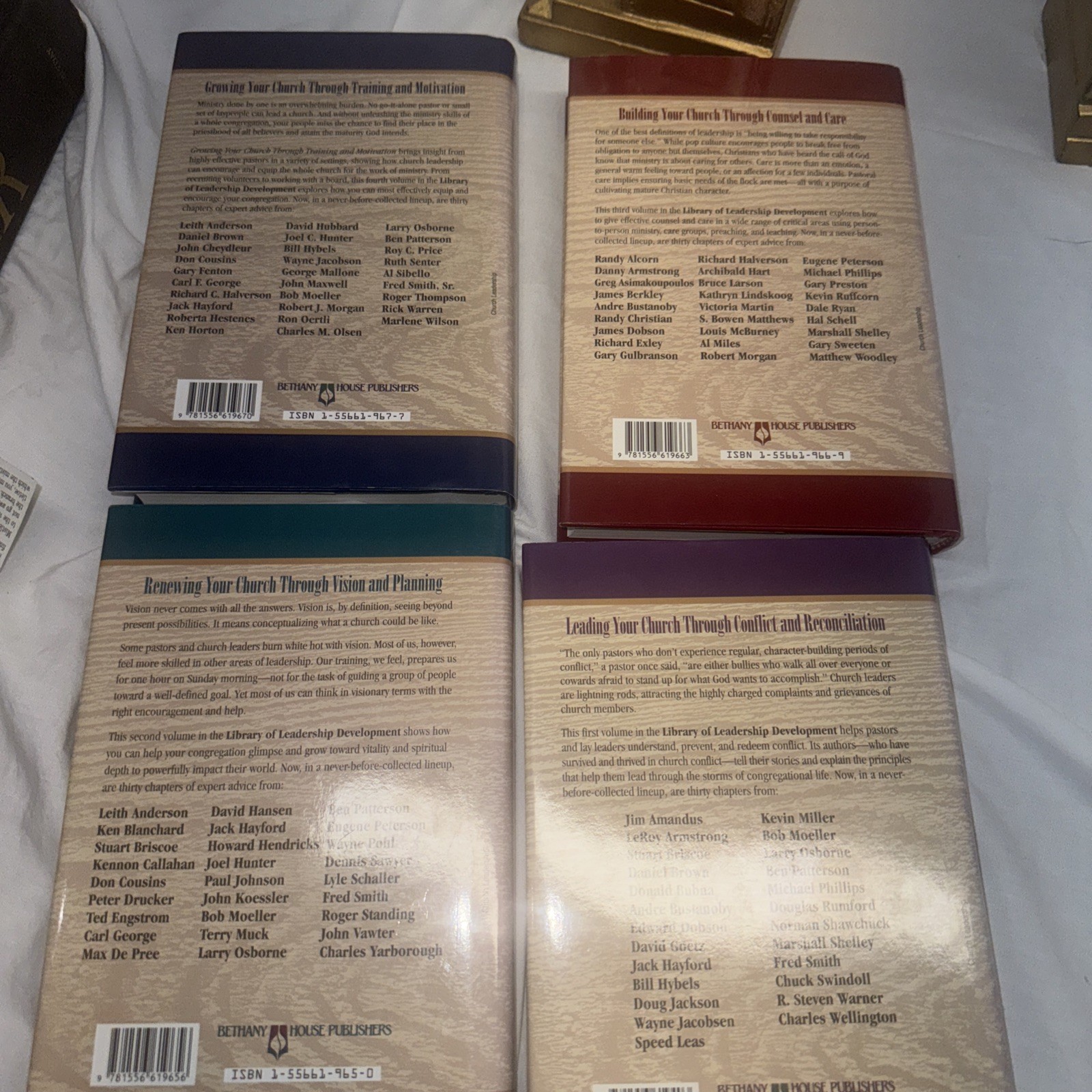 Library of leadership development Bethany house Marshall Shelley, editor vol 1-4