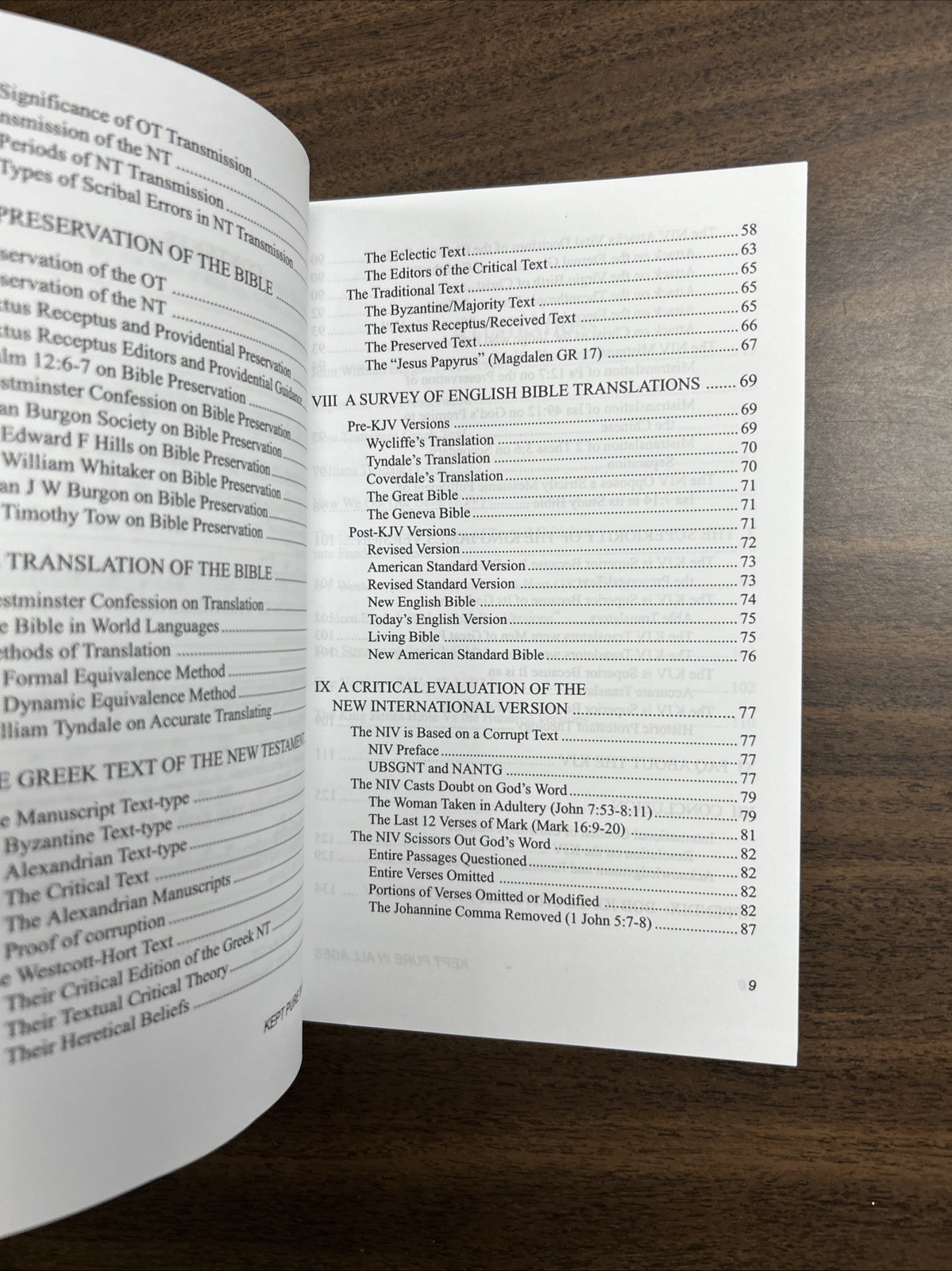 Kept Pure In All Ages: Recapturing the Authorised Version and the Doctrine