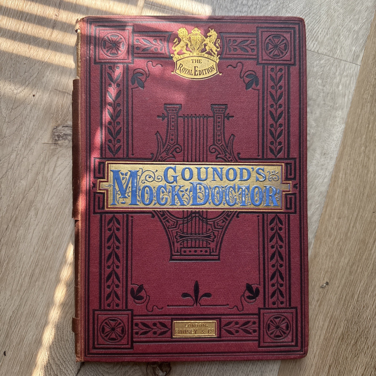 Gounod’s Mock Doctor Victorian Binding Royal Edition 1800s Rare