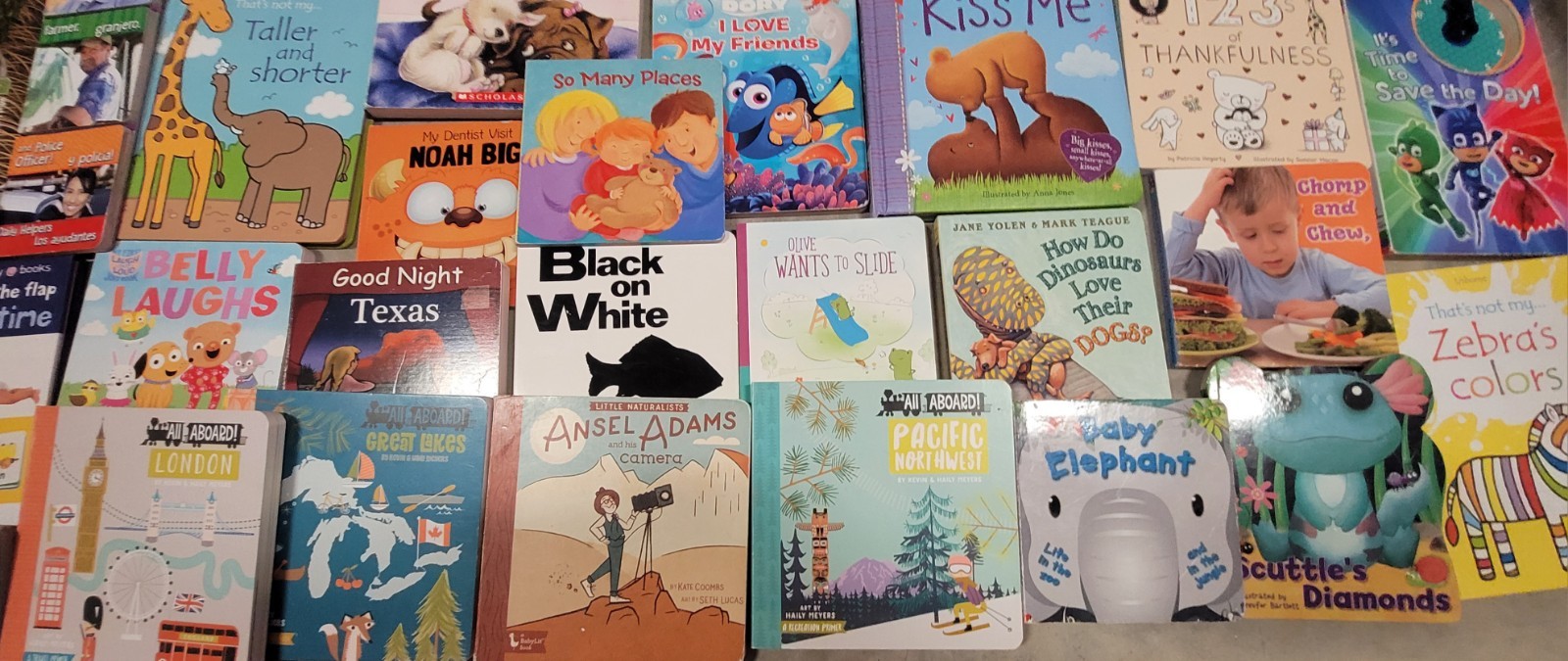 Huge Lot Of 80 Board Books for Children’s/ Toddler Babies/Preschool/Daycare