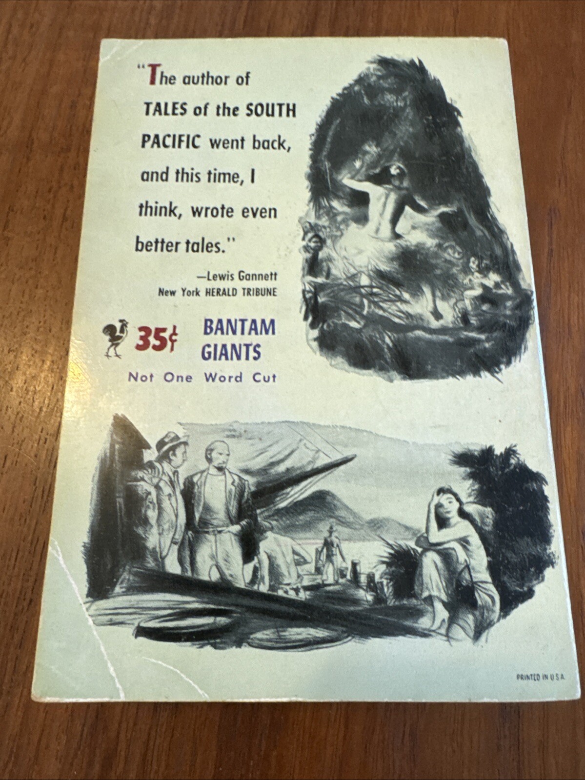 Return to Paradise James A. Michener 1952 1st Bantam Edition Print Bantam Giant