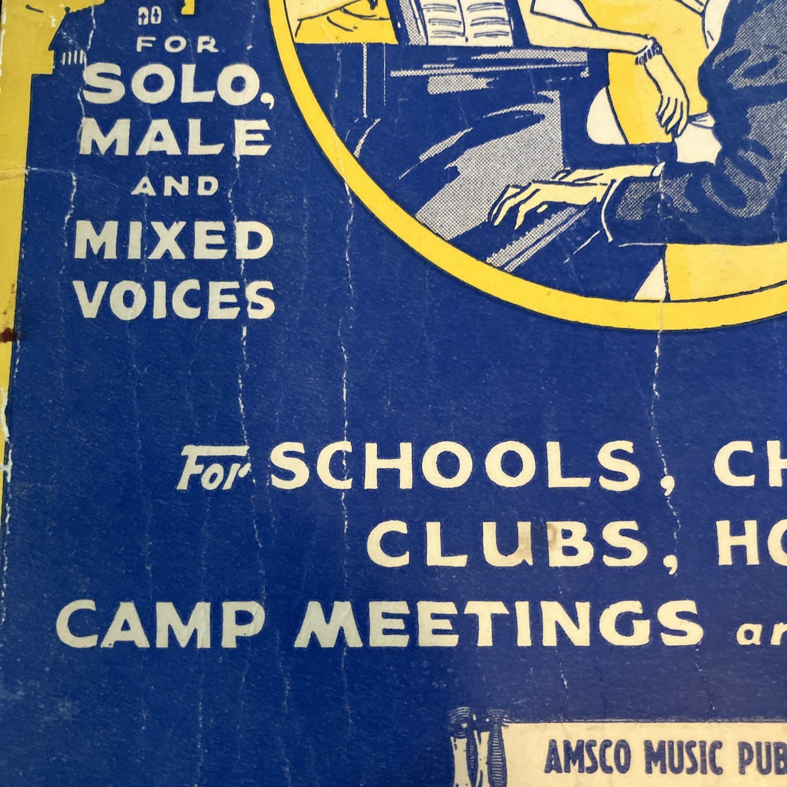 EVERYBODY’S FAVORITE COMMUNITY SONGS Song Book 1935 AMSCO Music Publishing