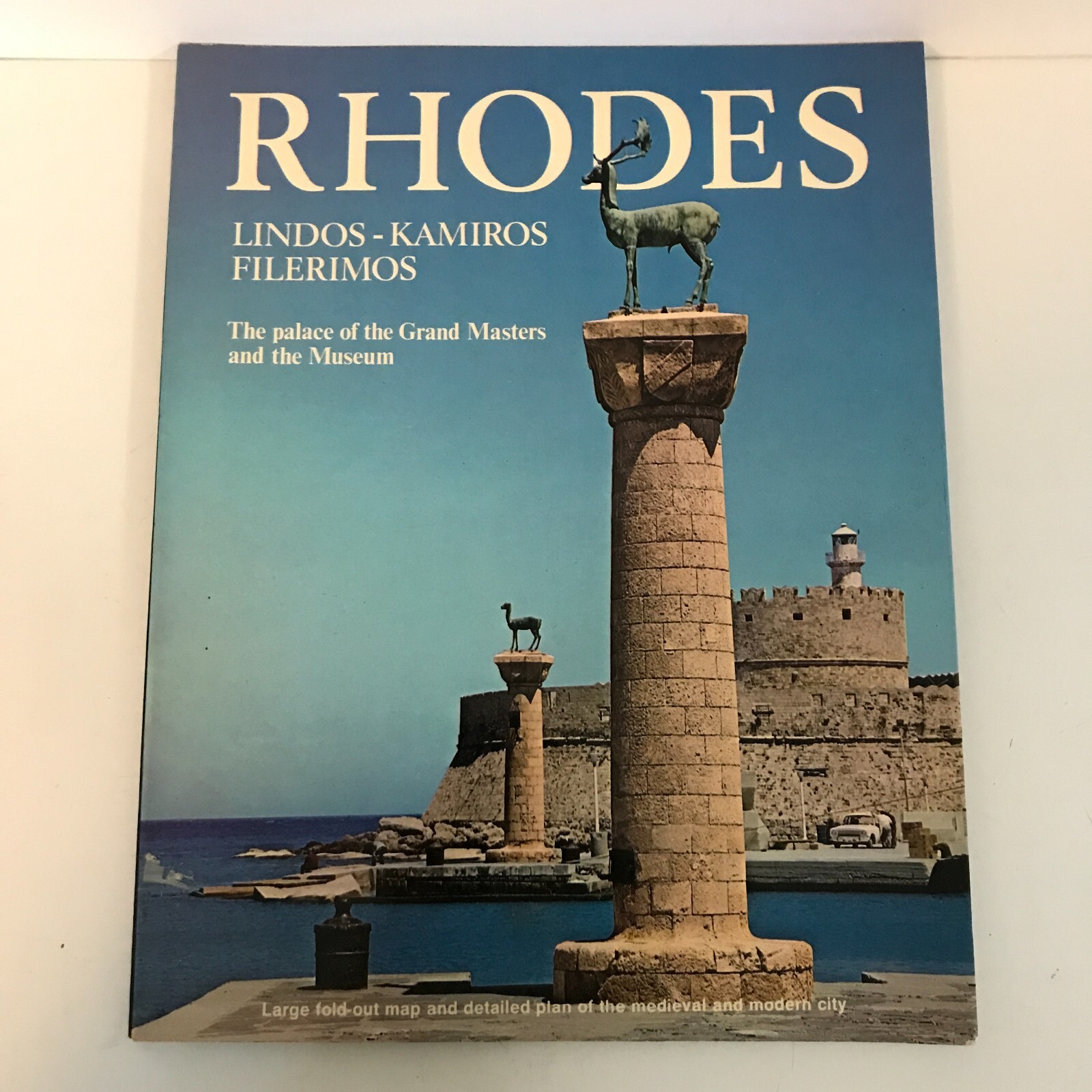 Rhodes 10×12″ Book by AB Tataki Archaeologist 1979 Photographs Map 114 Pages