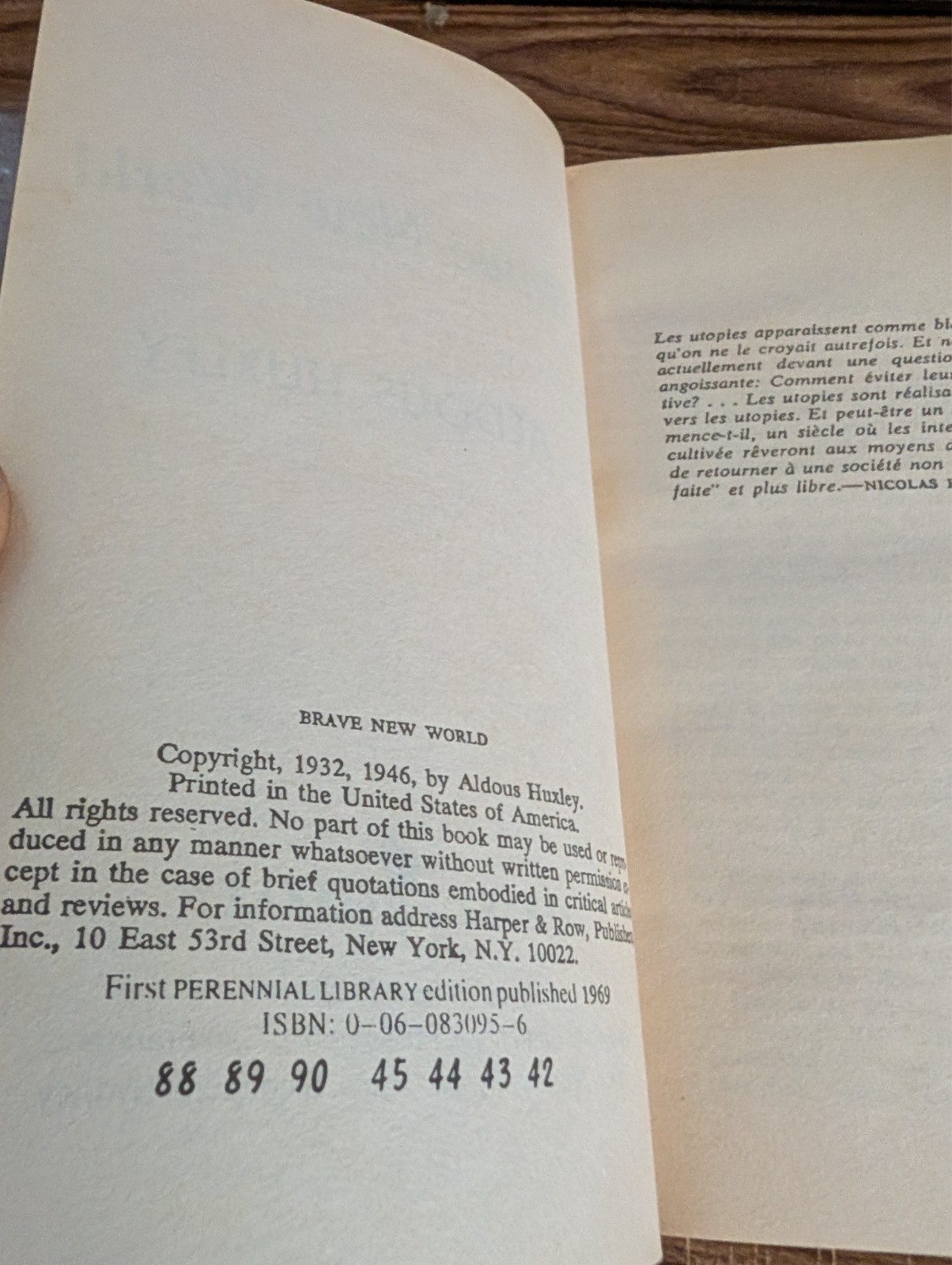Aldous Huxley – Brave New World 1969