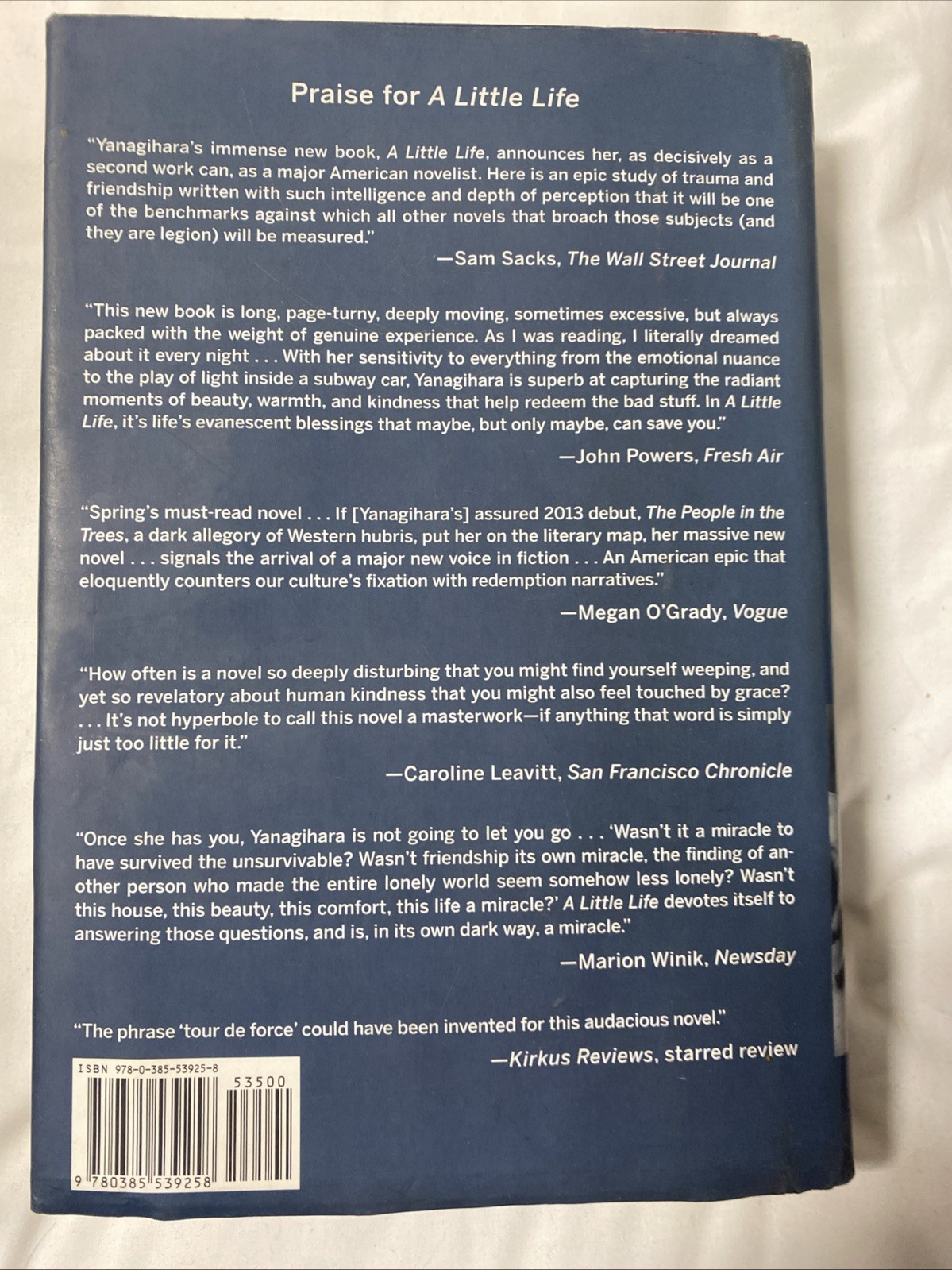 A Little Life: A Novel – Hardcover By Yanagihara, Hanya – GOOD