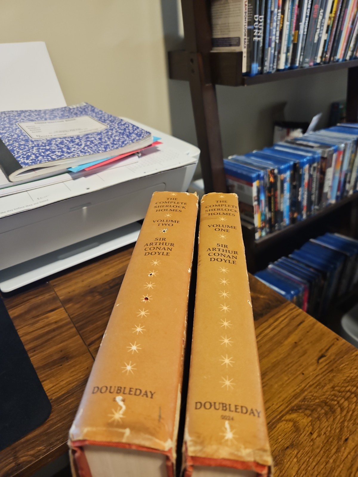 The Complete Sherlock Holmes in Two Volumes 1927 Doubleday HCDJ-Vintage