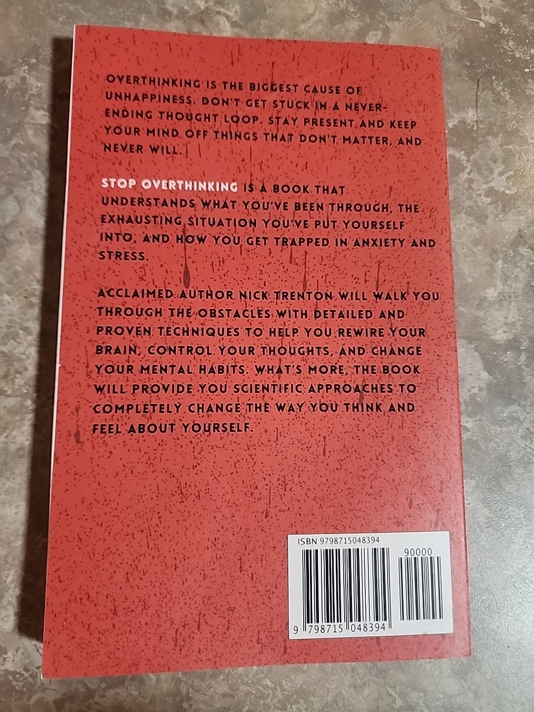 Stop Overthinking By Nick Trenton Paperback