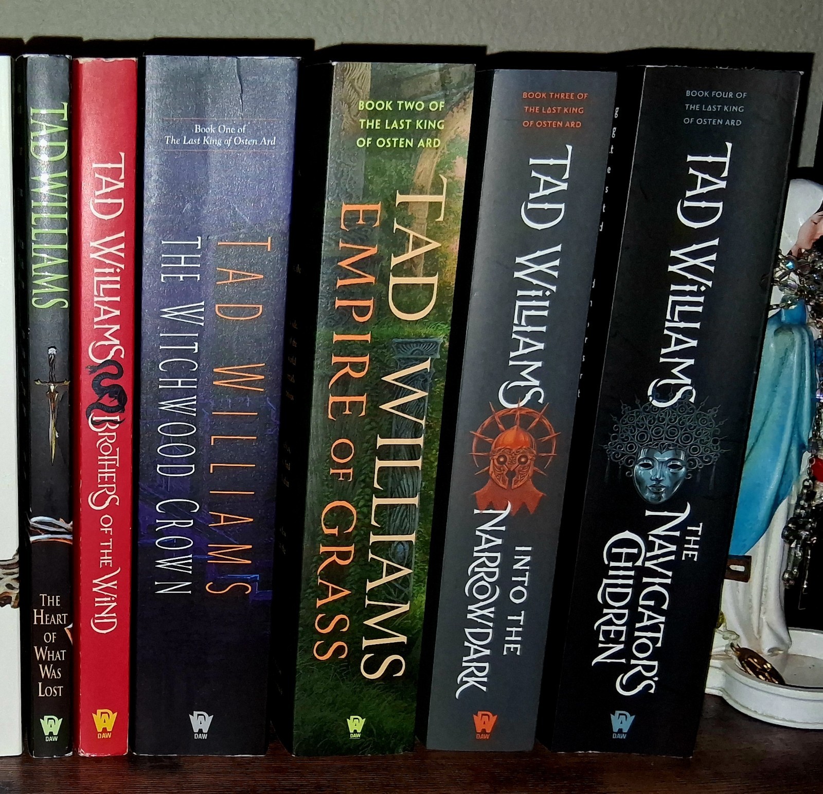 Last King of Osten Ard books LOT Tad Williams (author Memory Sorrow Thorn) PB