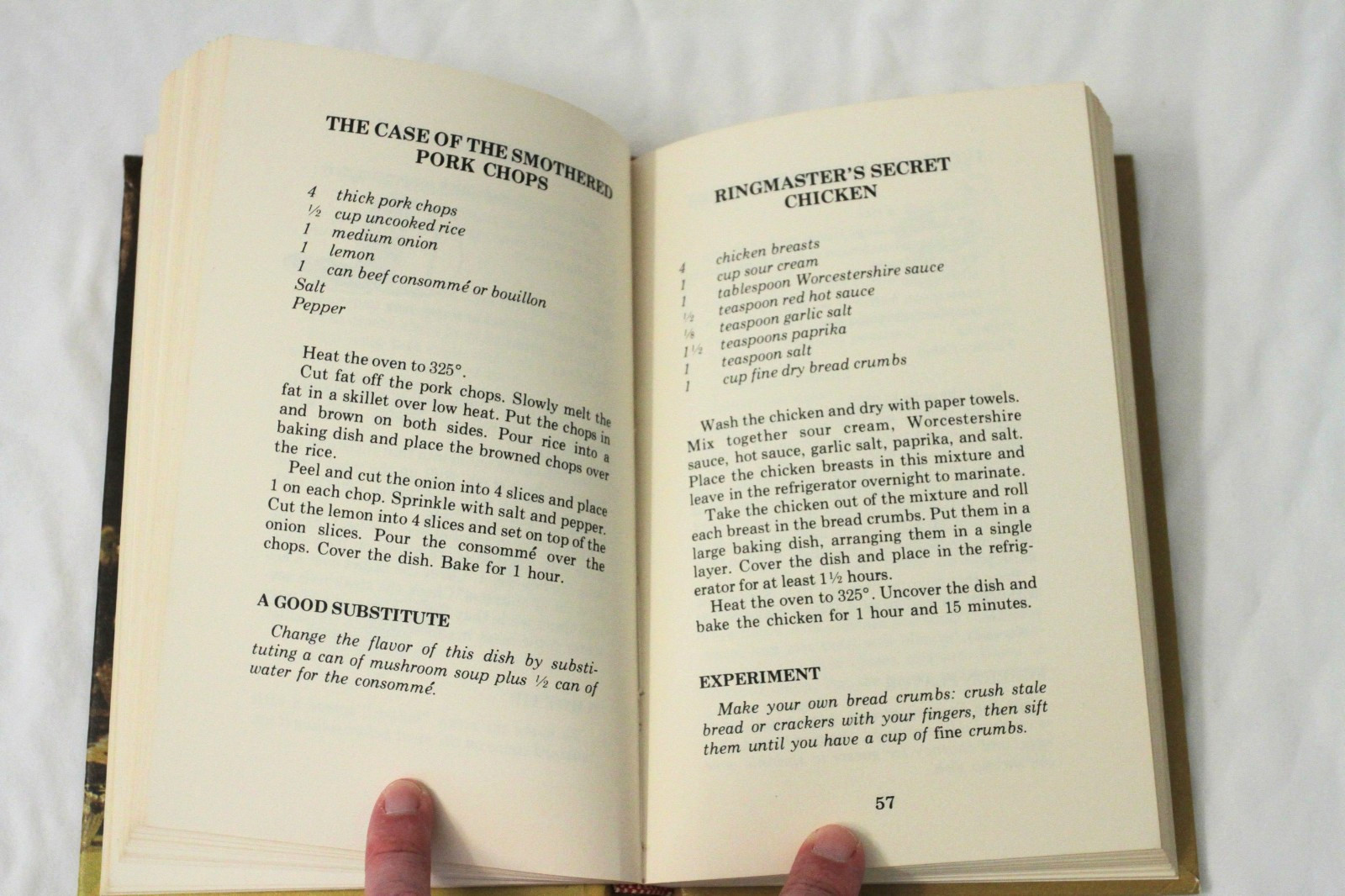 The Nancy Drew Cookbook: Clues to Good Cooking by Carolyn Keene (1976, HC)