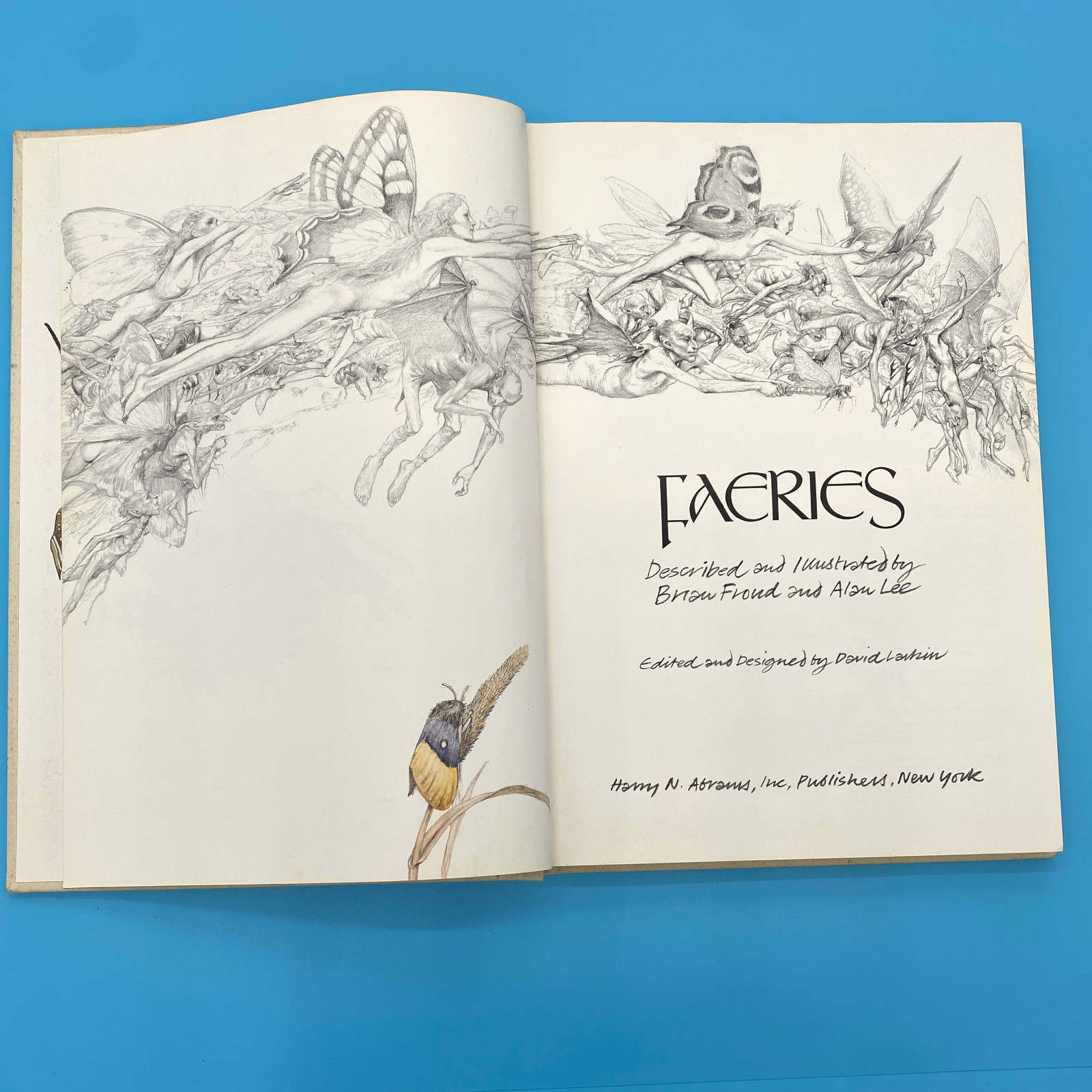 Faeries by Brian Froud and Alan Lee – 1978 Hardcover & Dust Jacket Illustrated
