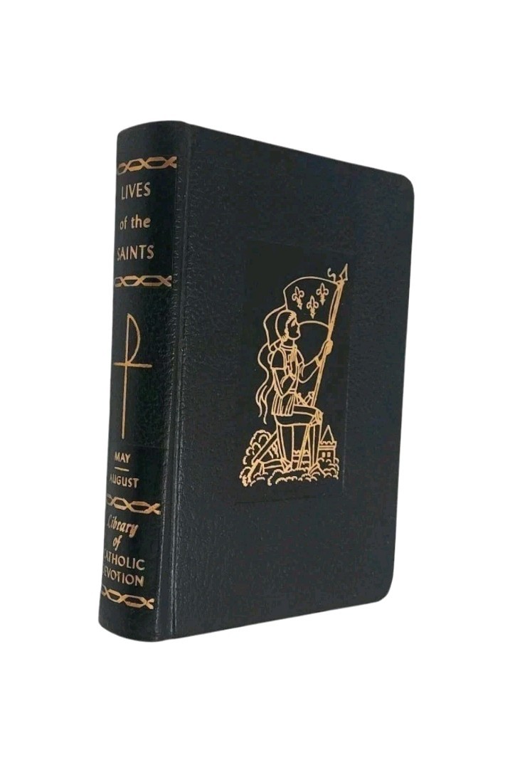 1961 Lives of the Saints, Library Catholic Devotion. Decorative, Religious Books