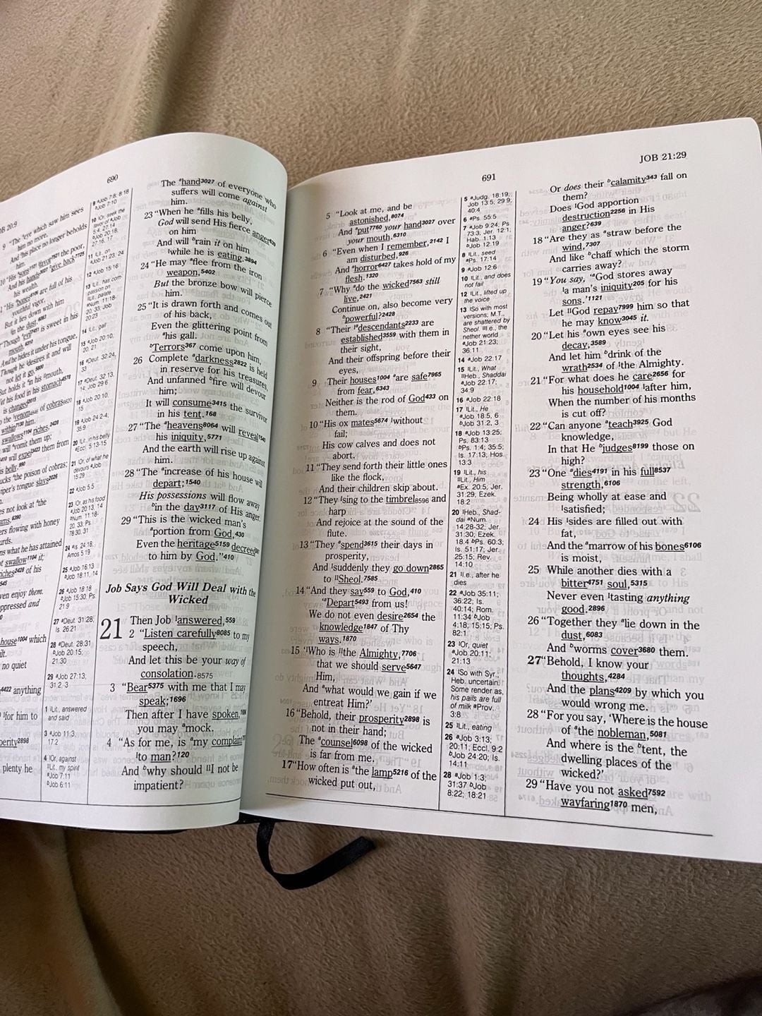 AMG Publishers Hebrew-Greek Key Word Study Bible NASB Genuine Leather