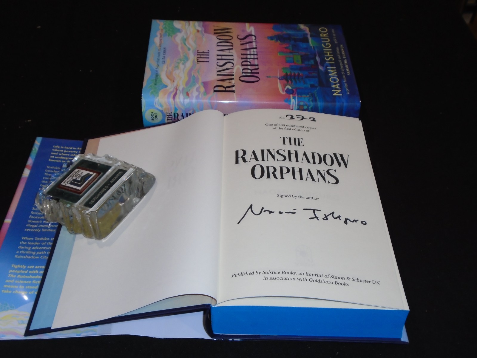 Signed Naomi Ishiguro The Rainshadow Orphans 373/500 UK First Bk1 Trilogy
